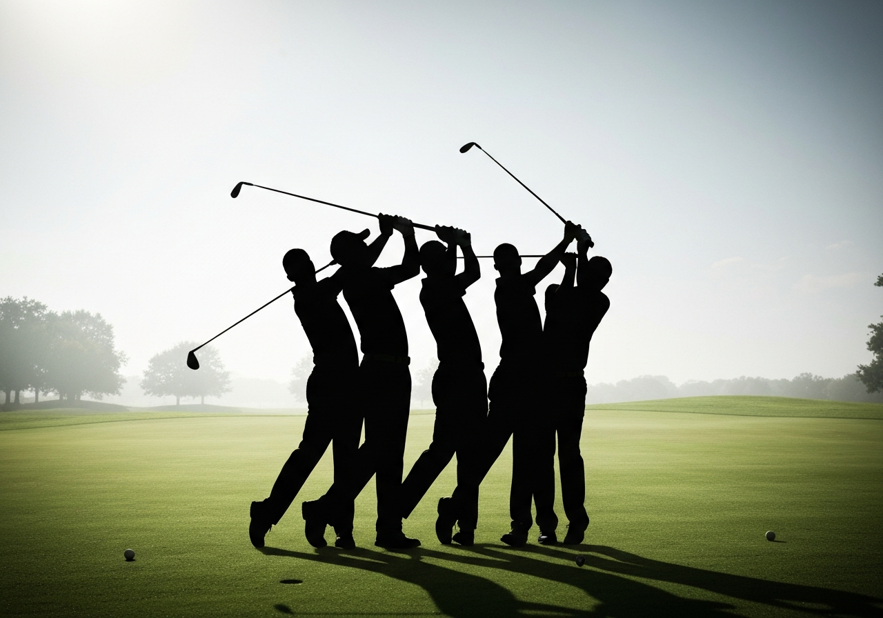 Golfer silhouette guide for Callaway Edge and Rogue iron suitability