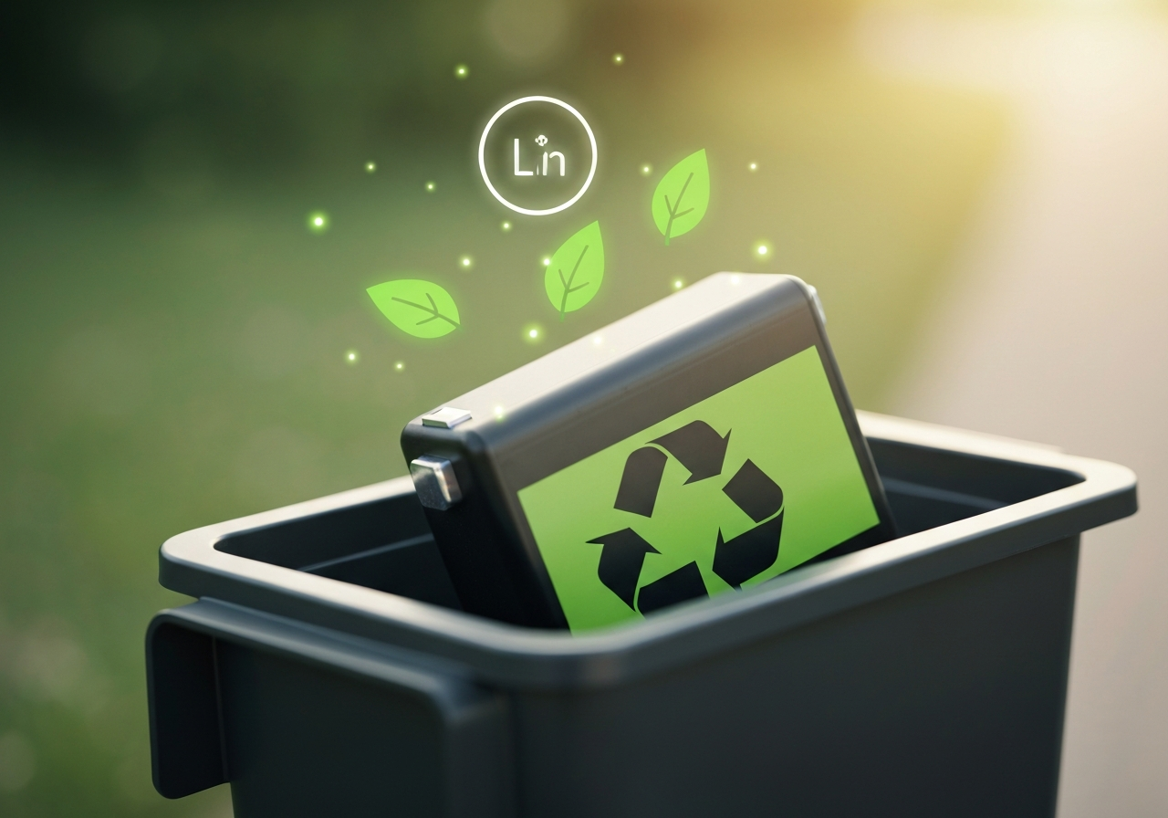 recycling process for lithiumâion golf trolley battery