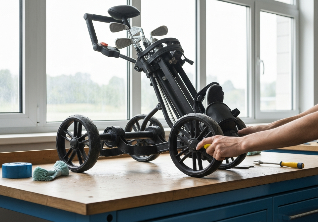 Maintenance steps for Europro golf trolley