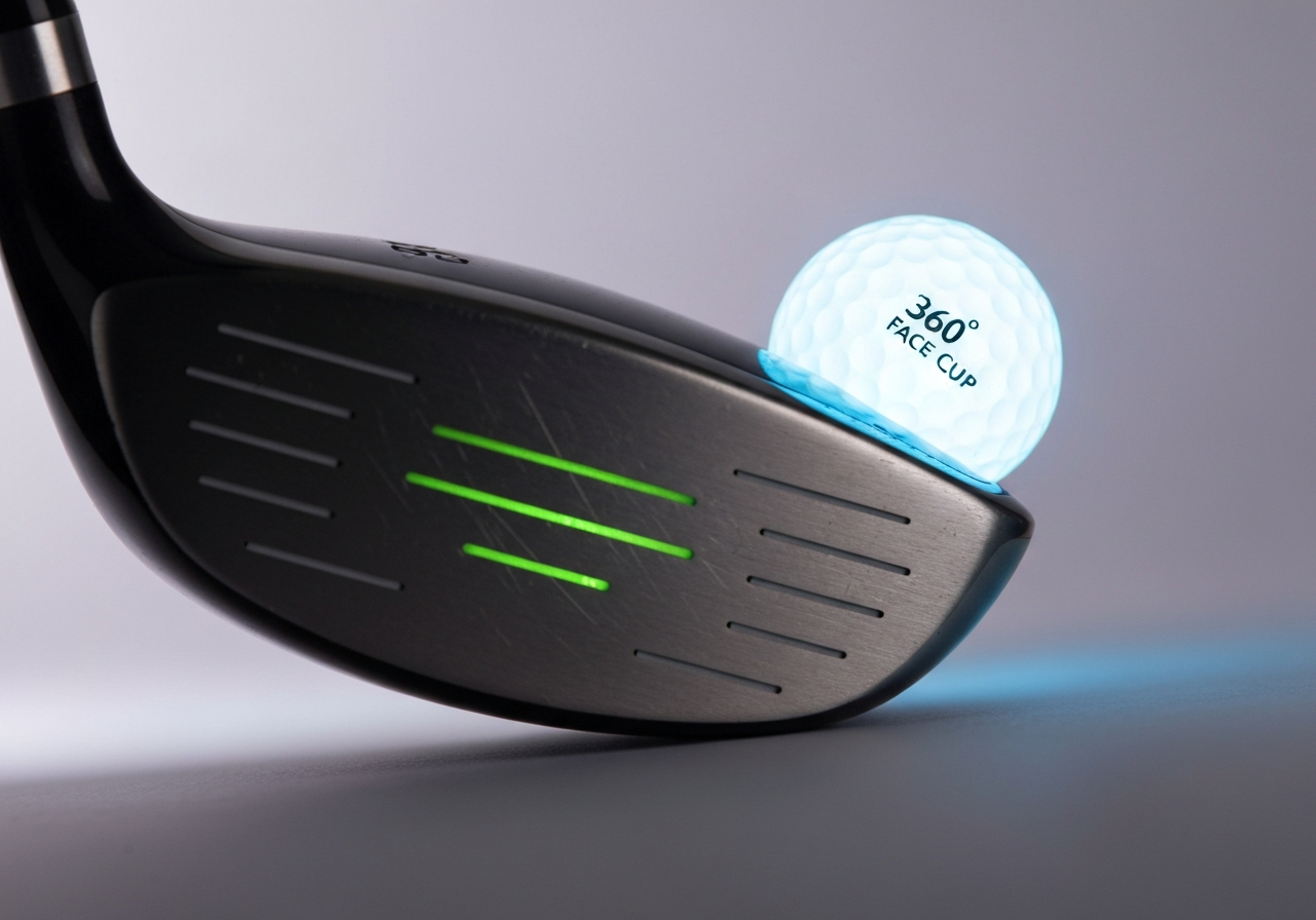 360 Face Cup technology diagram on Callaway XR wedge