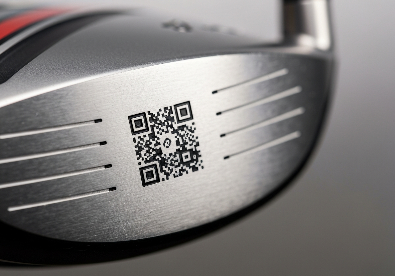 QR code traceability on TaylorMade driver