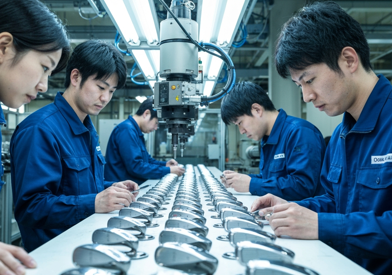 Osaka Mizuno forging facility with automation and craftsmanship