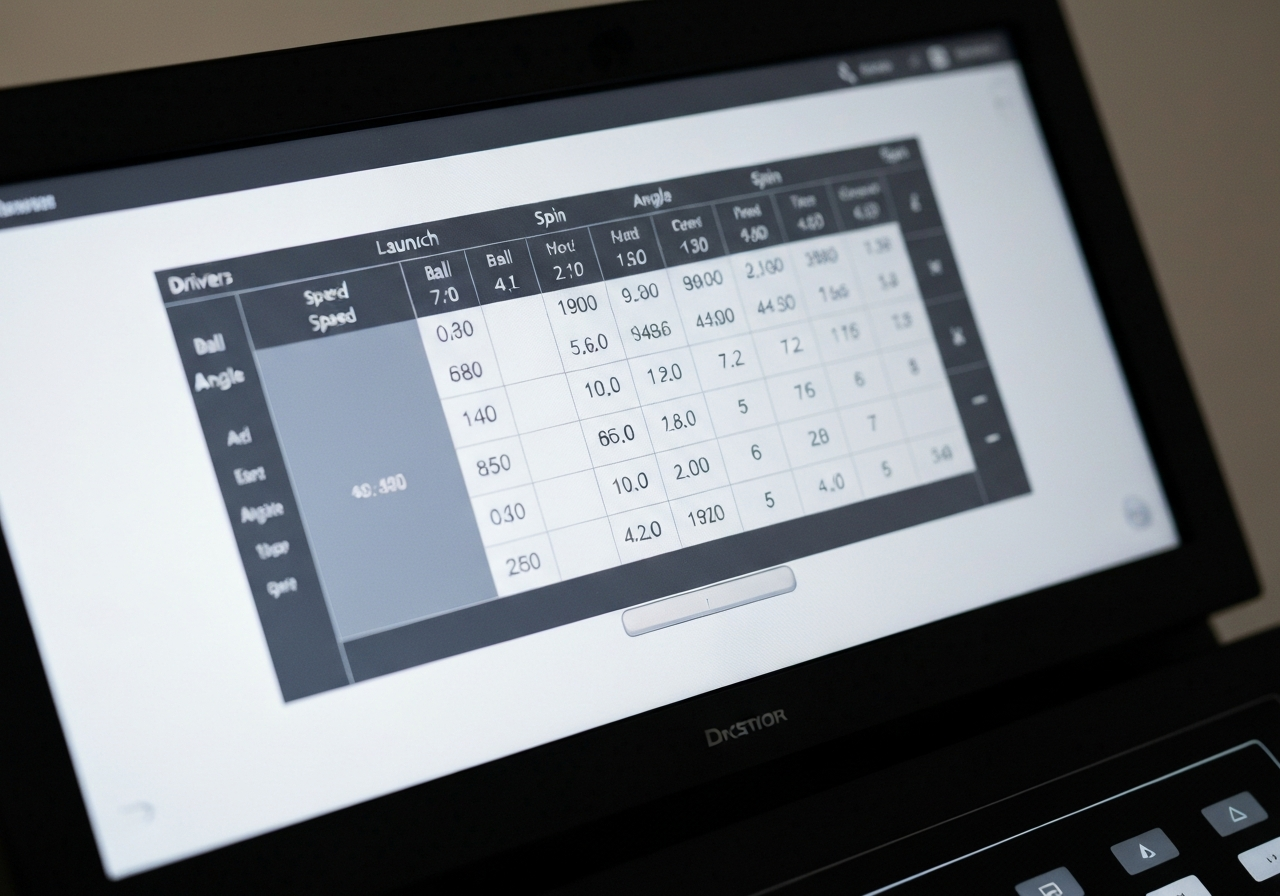 Launch monitor performance data for Callaway Mavrik and TaylorMade M4 2026