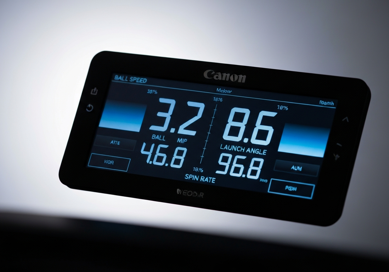 Launch monitor data comparing Callaway Warbird to Titleist Velocity