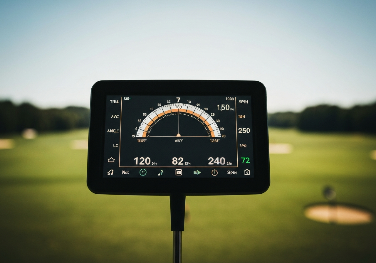 Launch monitor readout for Mizuno Pro 221 7âiron