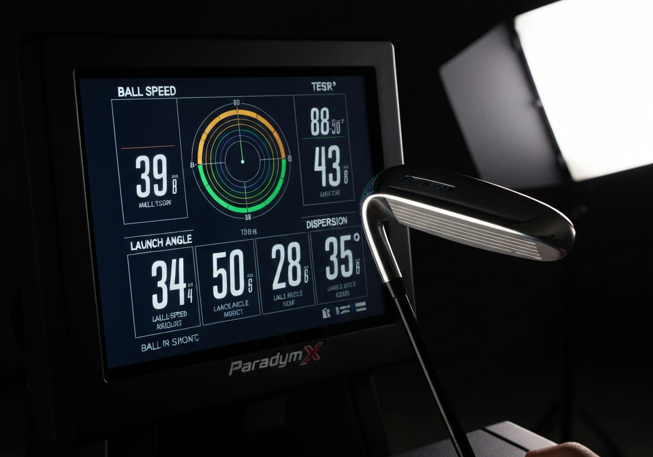 Launch monitor data for Callaway Paradym X irons