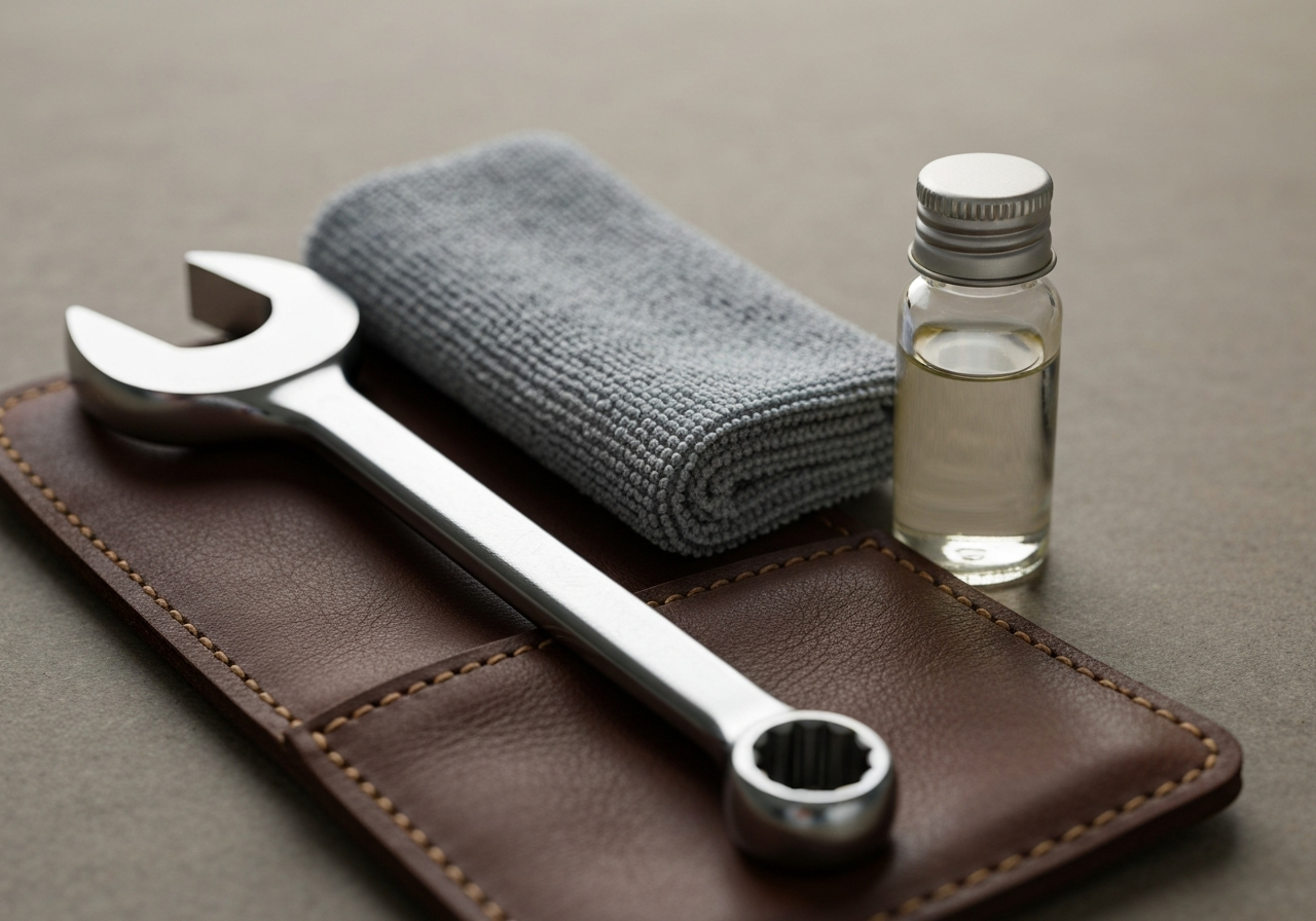 How to Use TaylorMade Wrench: Easy Instructions (2026) 2 TaylorMade wrench stored in protective pouch with cleaning cloth