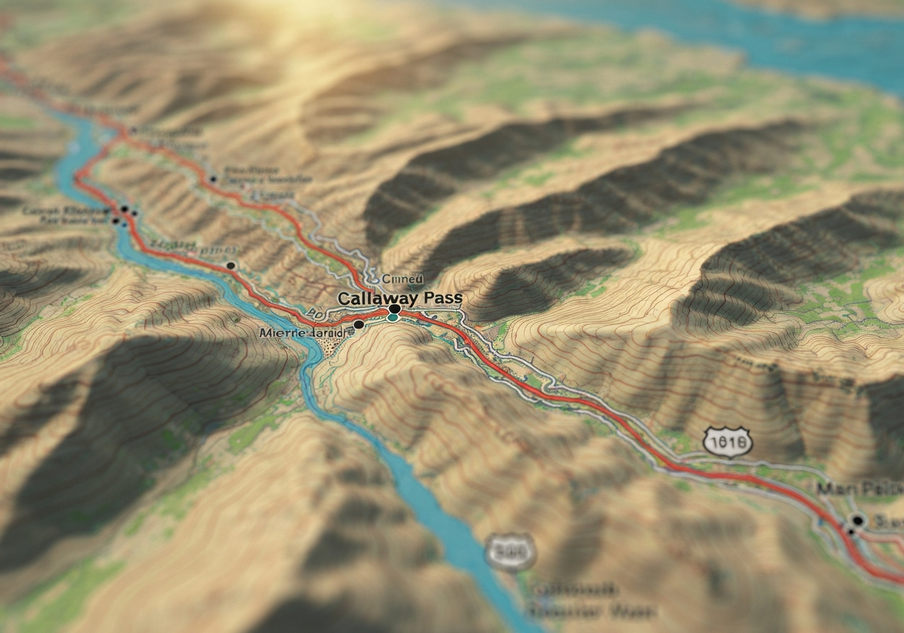 Callaway Pass: Where Is It? Complete Guide (2026) 1 Callaway Pass access map highways trailheads