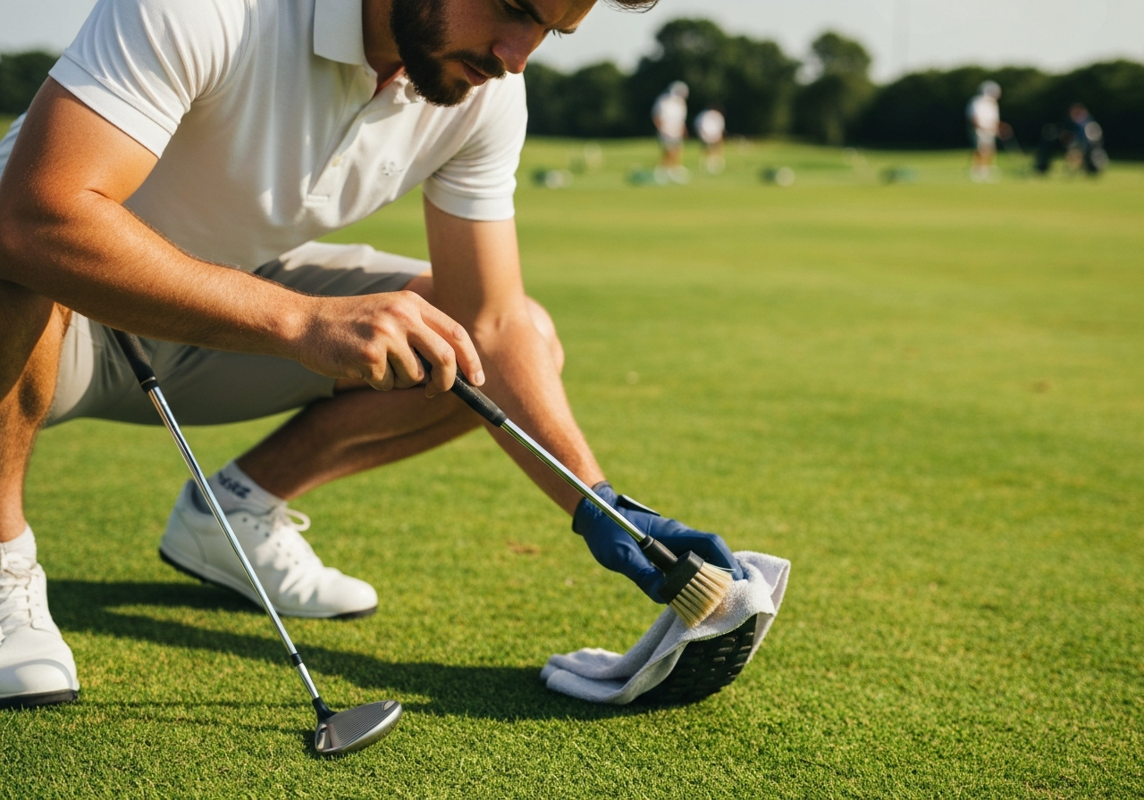 Callaway Jaws MD5 Wedge Review: Master Your Short Game Like a Pro (2026) 2 Golfer maintaining a golf wedge