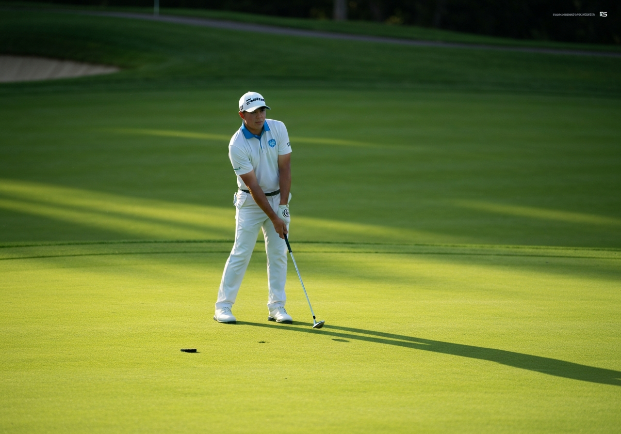 Which TaylorMade Irons Are Cavity Back? Our 2026 Guide 2 Golfer undergoing custom iron fitting with launch monitor