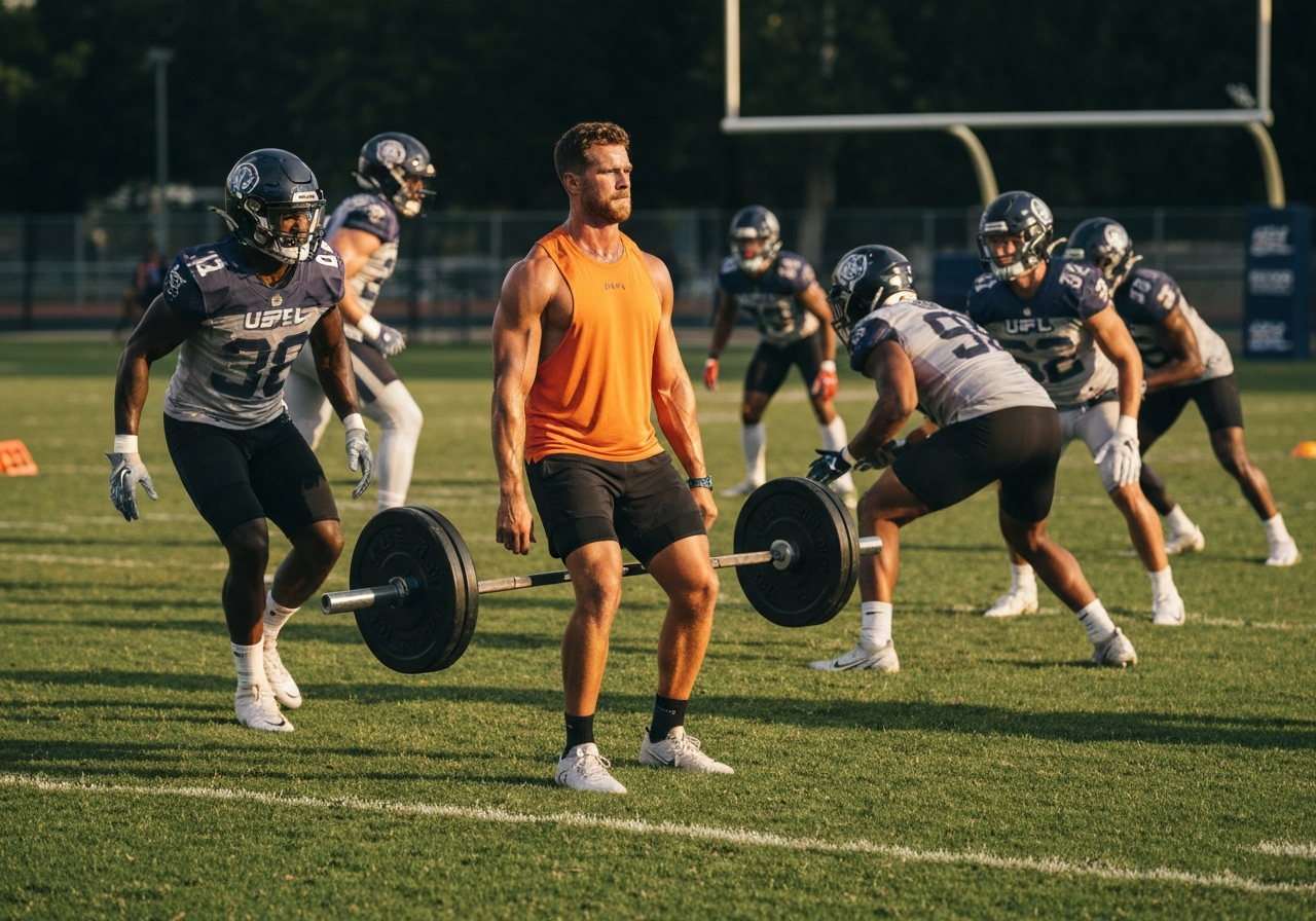 Antonio Callaway training with a USFL team during a 2023 workout