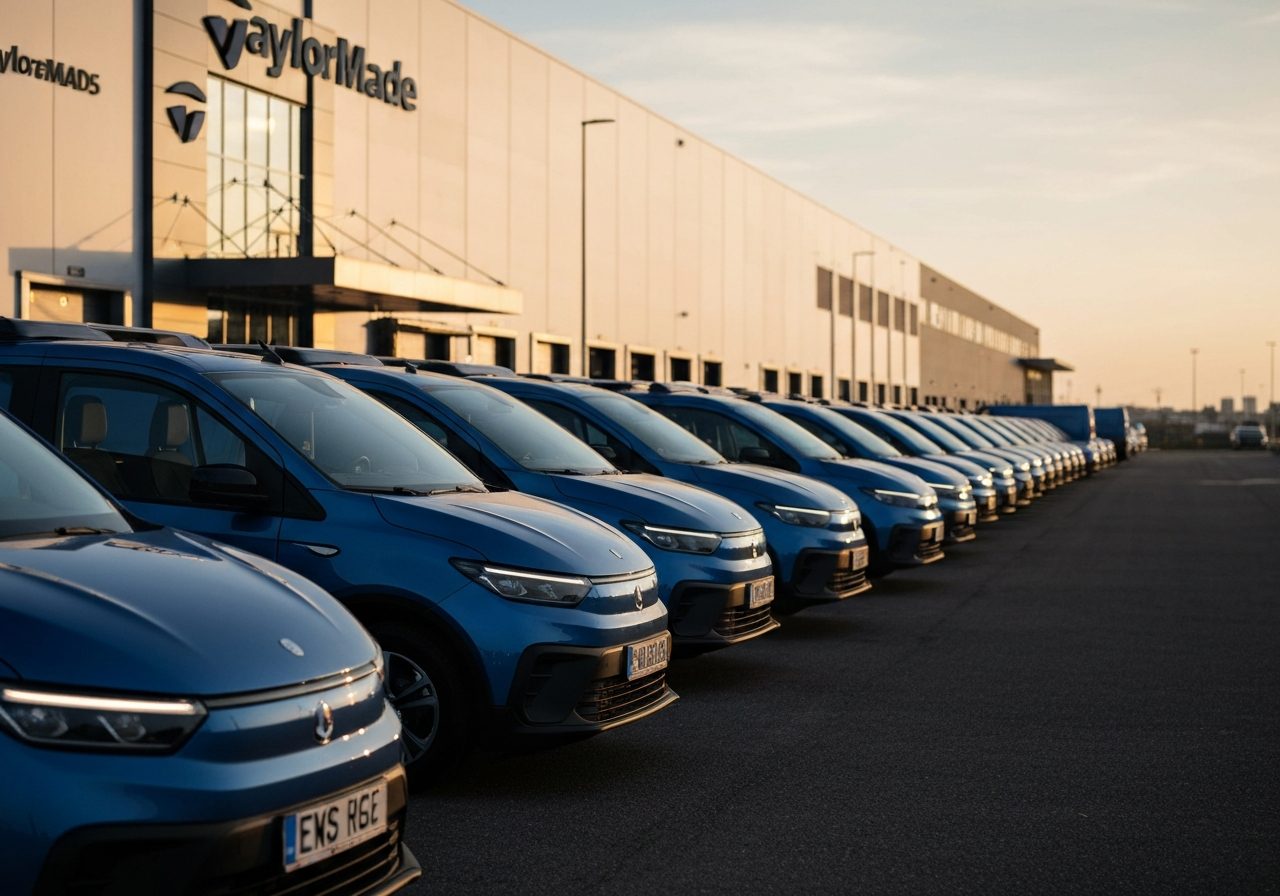 Where Does TaylorMade Ship From? Shipping Details, Costs & Tracking (2026) 2 TaylorMade electric fleet used for sustainable lastâmile delivery
