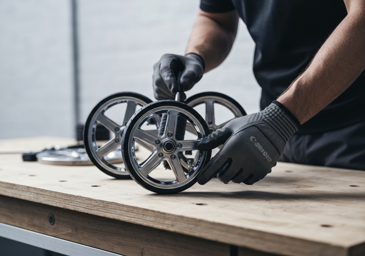 What Are Winter Wheels on a Golf Trolley? Benefits, Selection & Tips (2026) 2 Maintenance steps for winter wheels: cleaning, lubrication, storage