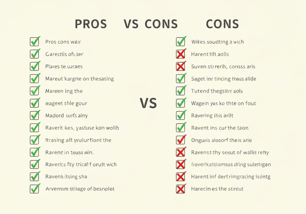 Pros and cons list for Srixon Cart Bag 2026