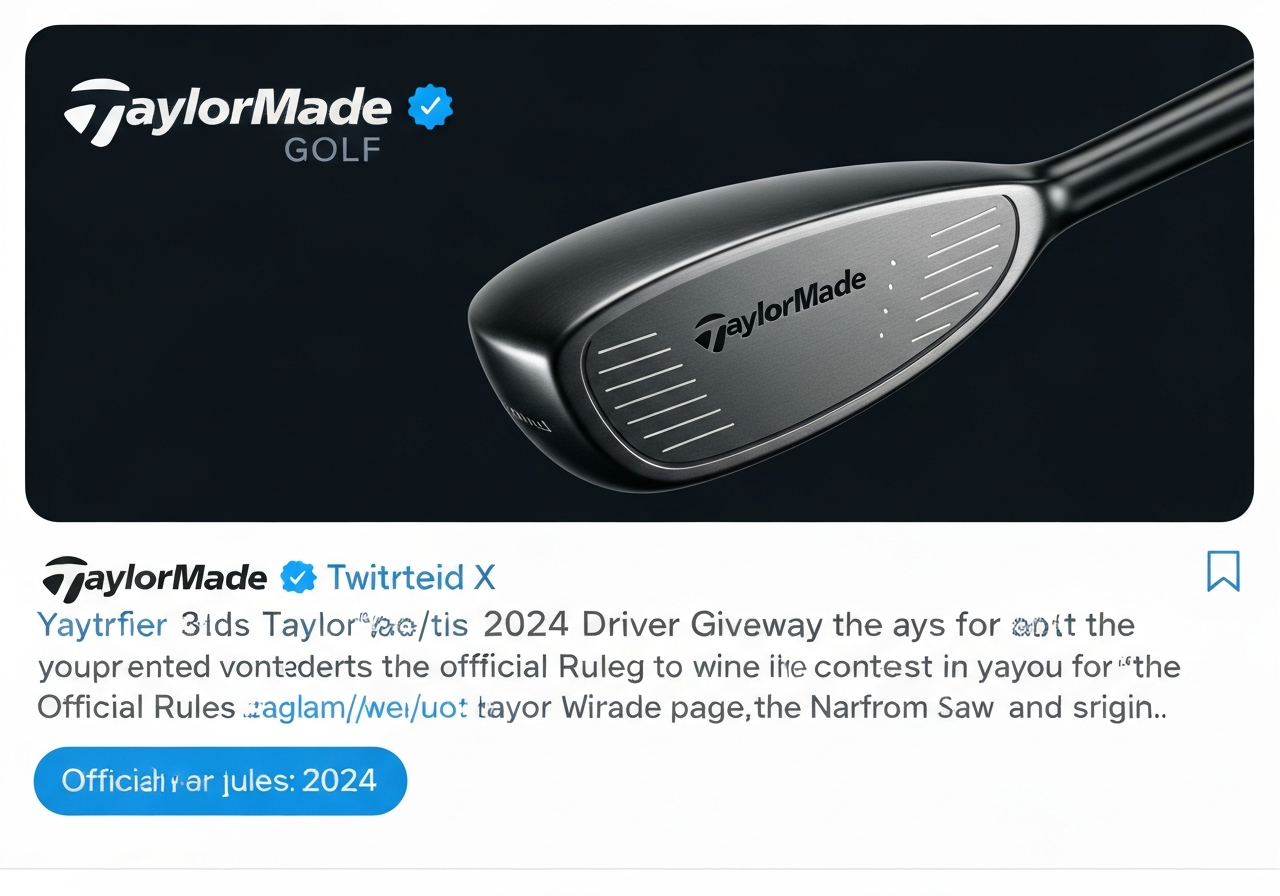 Is the TaylorMade Golf Club Giveaway Legit? Uncover the Truth! (2026) 1 Verified TaylorMade giveaway announcement on social media