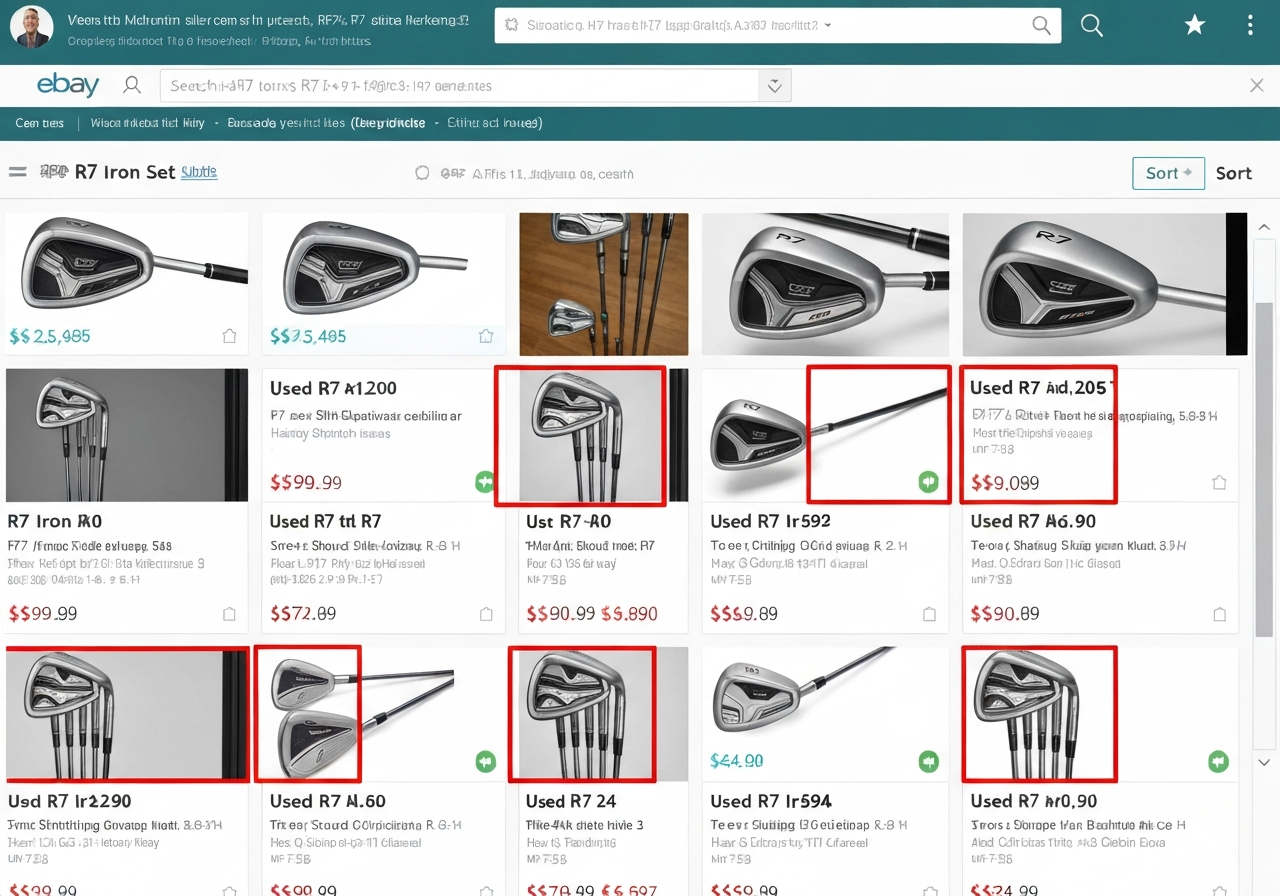 How Old Are TaylorMade R7 Irons? (2026) â Age, Specs, Value & Performance Guide 2 eBay listing for used TaylorMade R7 irons 2026