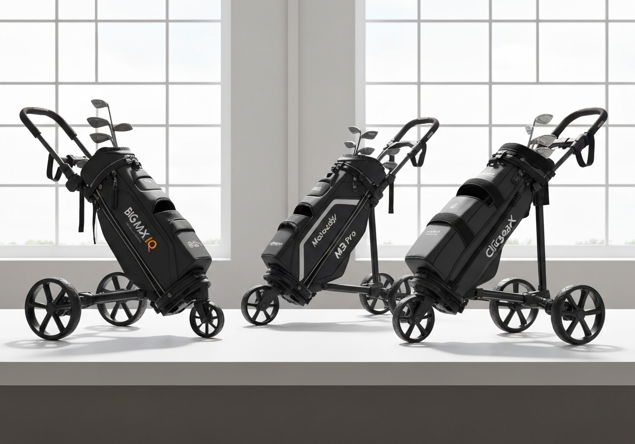 Golf trolley comparison table 2026