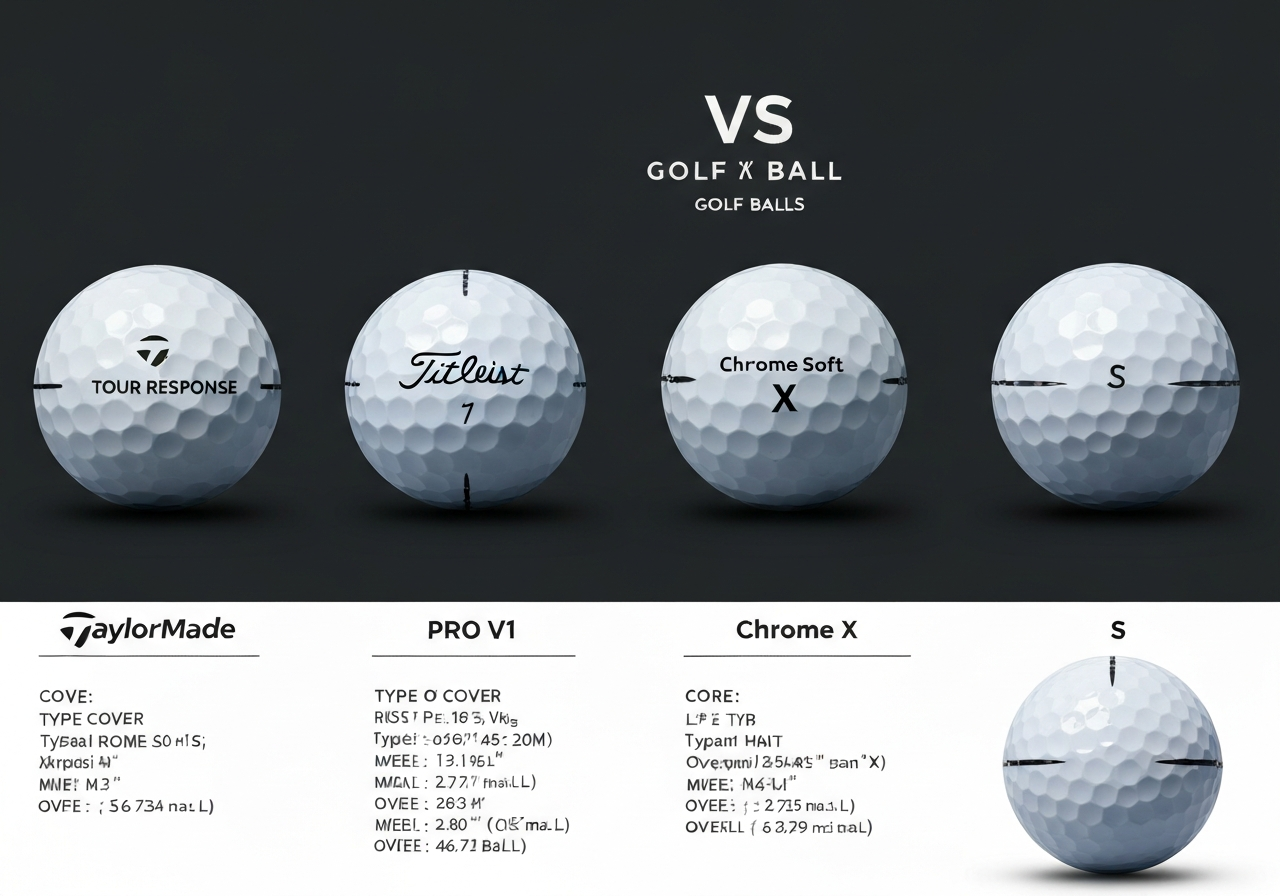 Golf ball comparison chart 2026