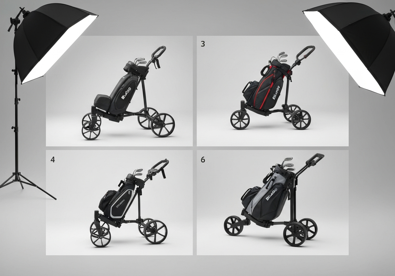 Comparison table: Big Max Blade vs Motocaddy M1, Powakaddy FW7s, Clicgear 4.0
