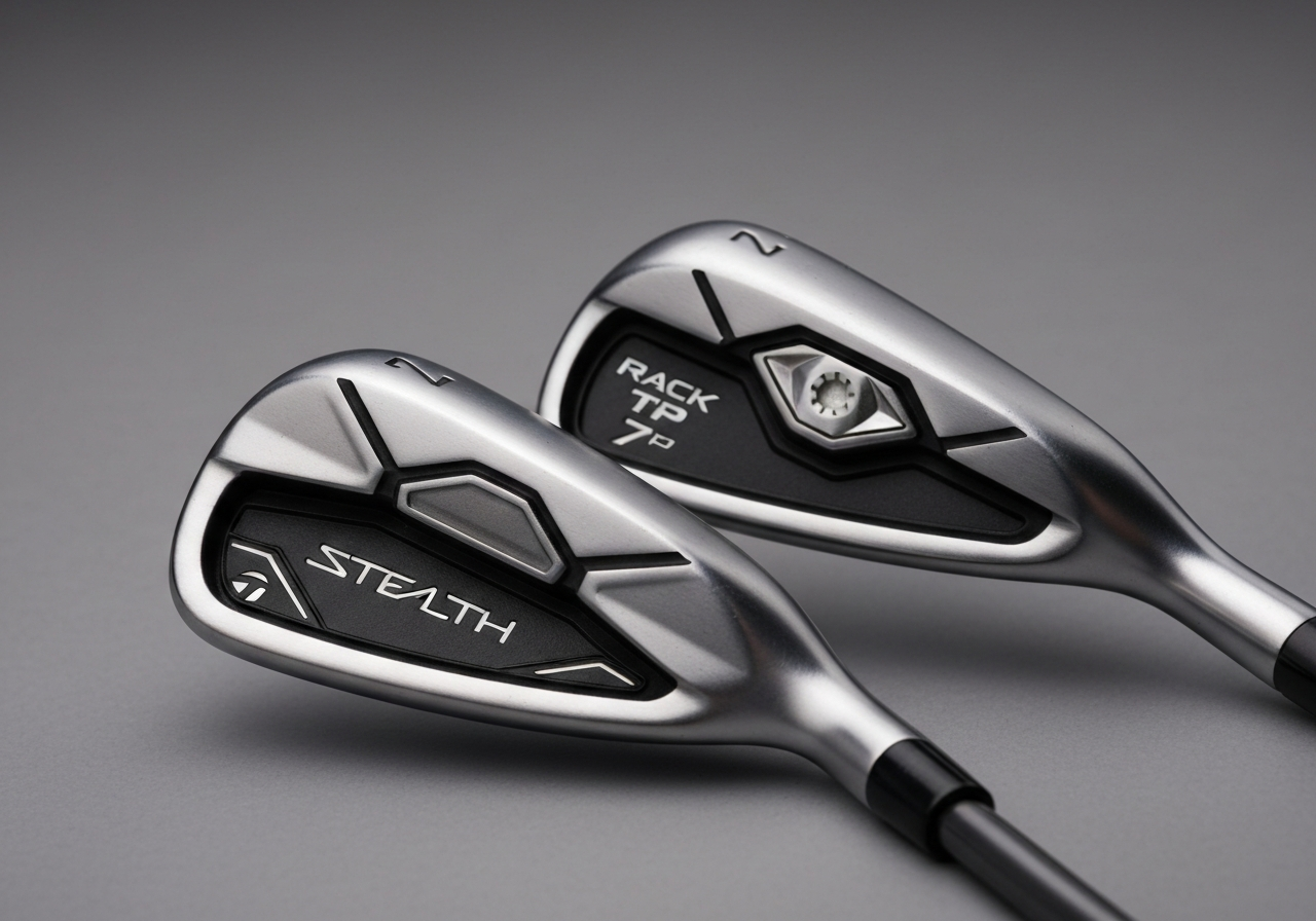 Comparison of RAC TP 7âiron head size versus Taylormade Stealth 7âiron head size
