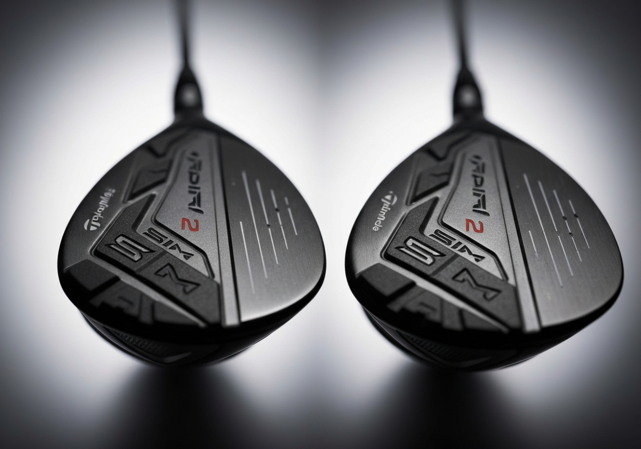 Comparison of TaylorMade SIM and SIM 2 sole designs