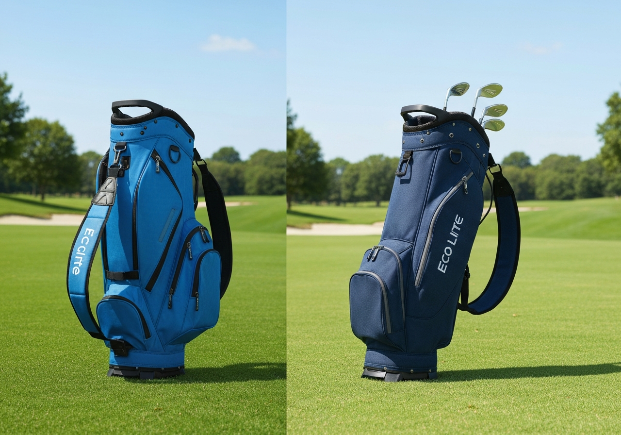 Comparison of Sun Mountain Eco Lite Cart Bag vs competitors eco friendly golf bags