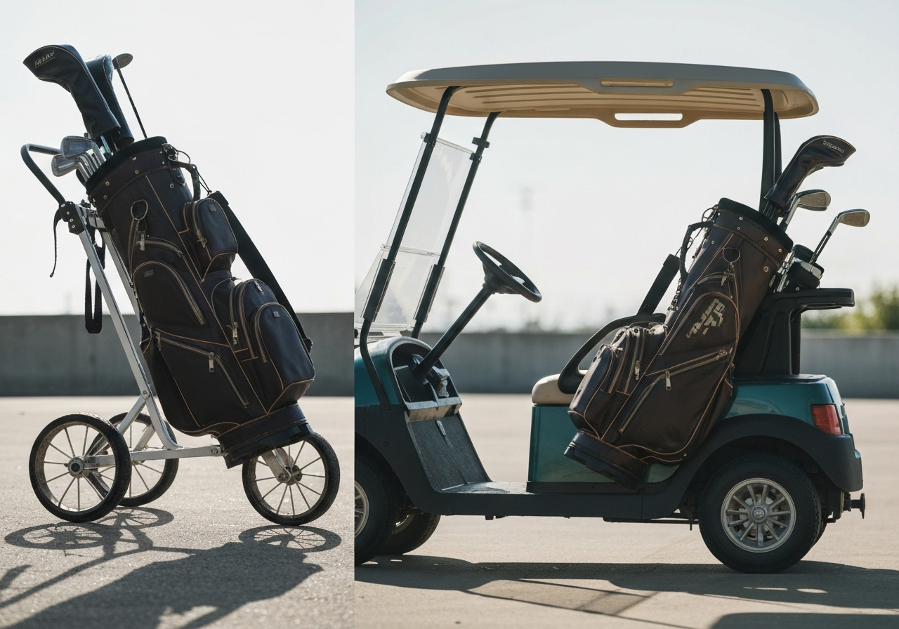 Can Staff Bags Fit on Golf Carts? A Comprehensive Review (2026) 1 Comparison of staff bag fit on Club Car vs. EZâGO golf carts