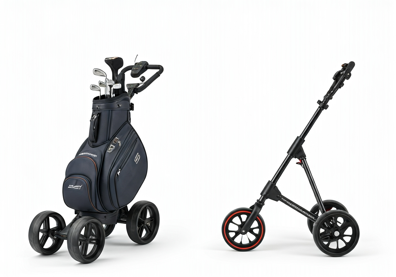 Motocaddy S3 vs Motocaddy M1 vs Powakaddy trolley comparison