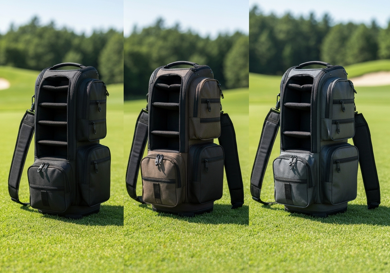 Comparison of top disc golf cart bags 2026 with visible compartments