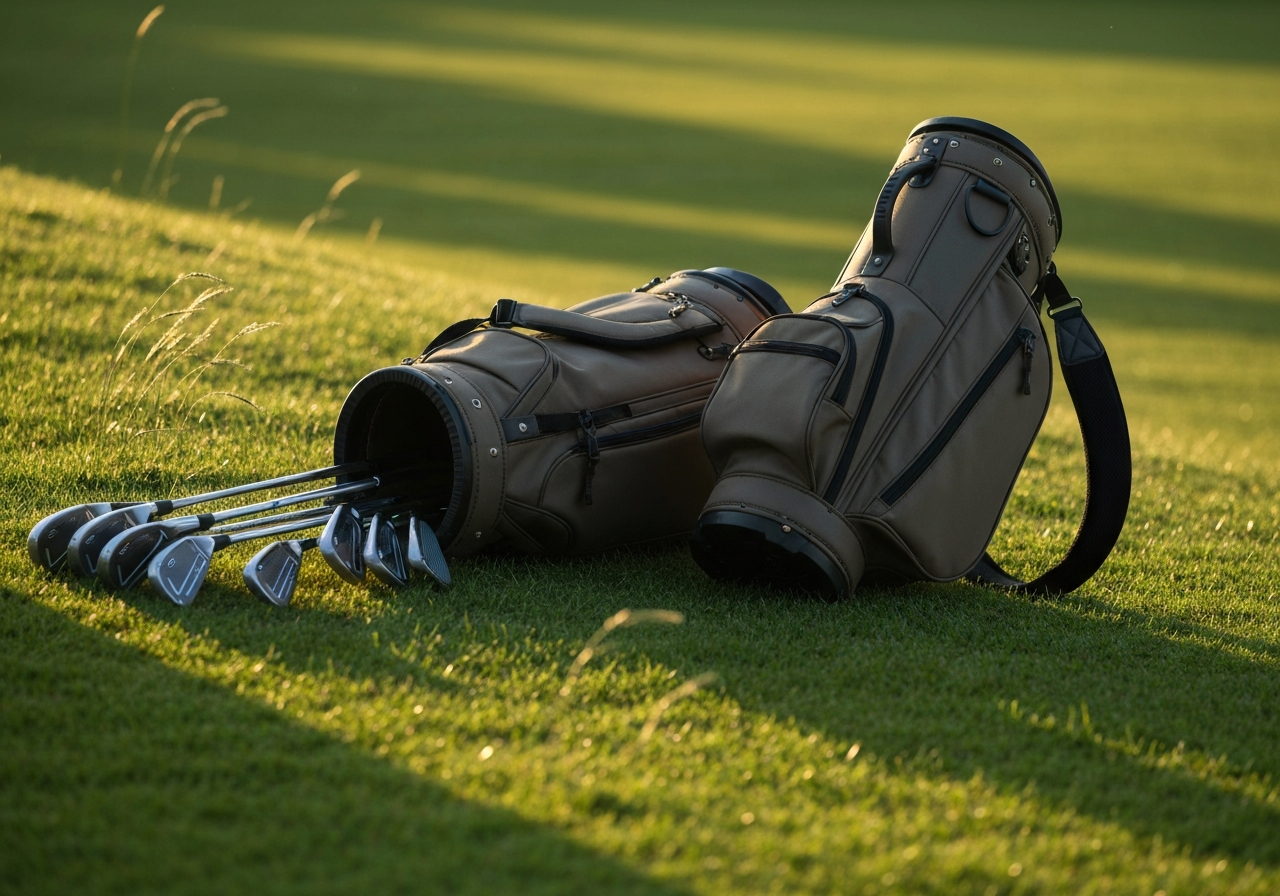 Stability test comparison of two cart bags on an incline