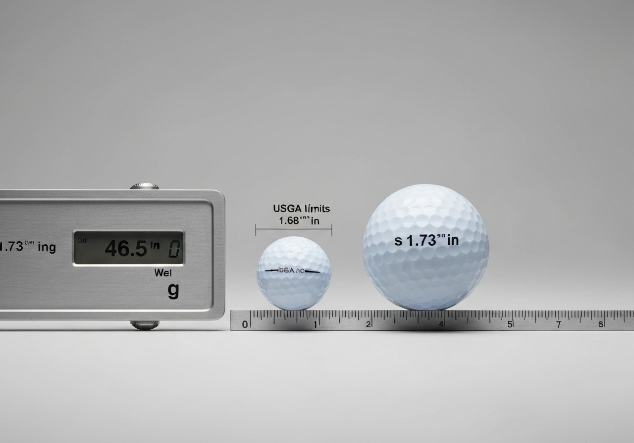 Table showing Callaway Magna specifications versus USGA limits