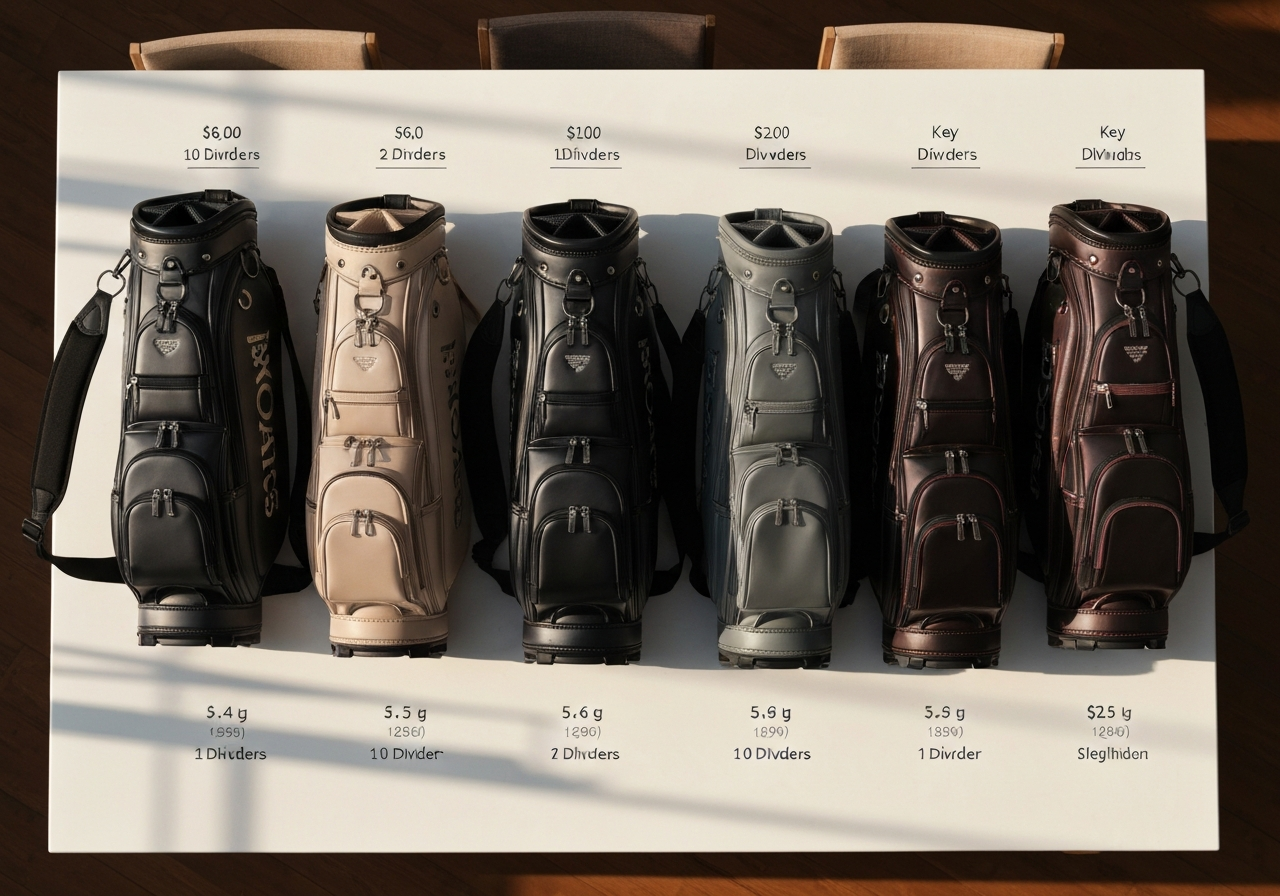 Best Ladies Golf Cart Bags: Stylish and Functional (2026) 1 Comparison table of best ladies golf cart bags 2026