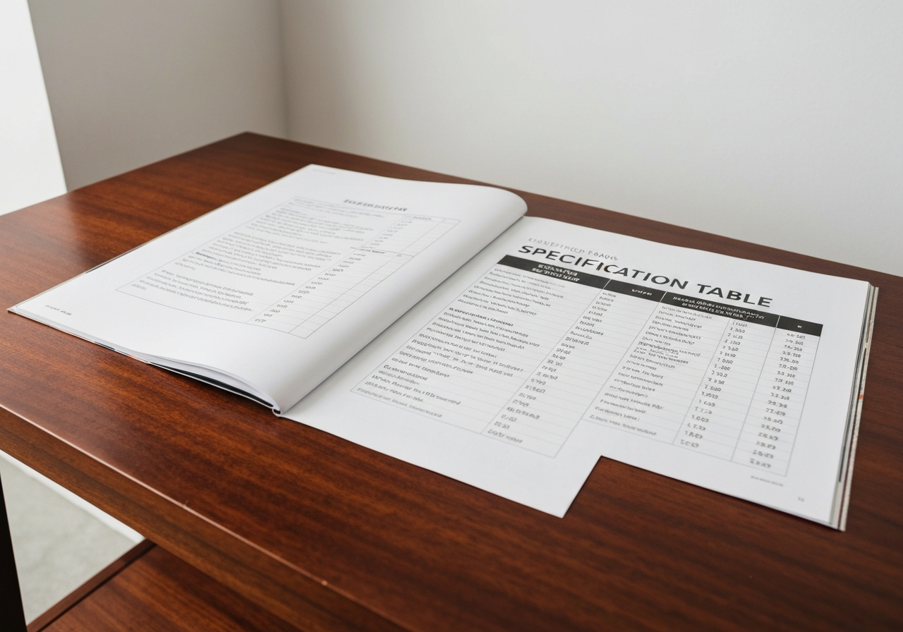 Wishbone Golf Trolley technical specifications table