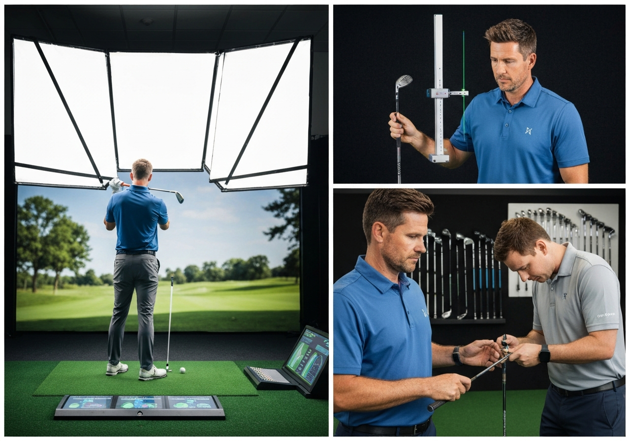 Custom Callaway club fitting process illustration