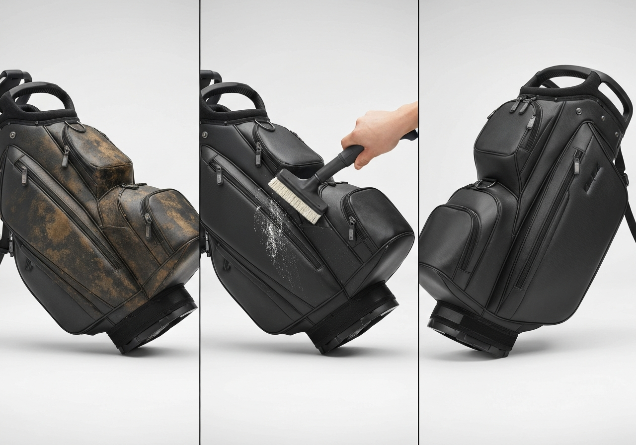 cleaning golf trolley bag maintenance steps