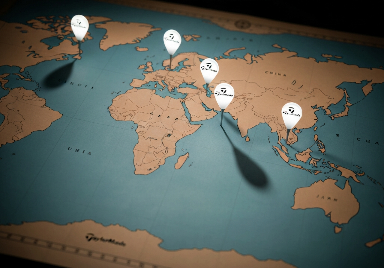 Where Are TaylorMade Irons Manufactured? (2026) â Inside the Global Production Process 1 World map of TaylorMade iron factory locations 2026