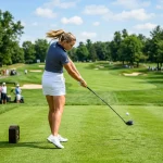 average drive for a female golfer main
