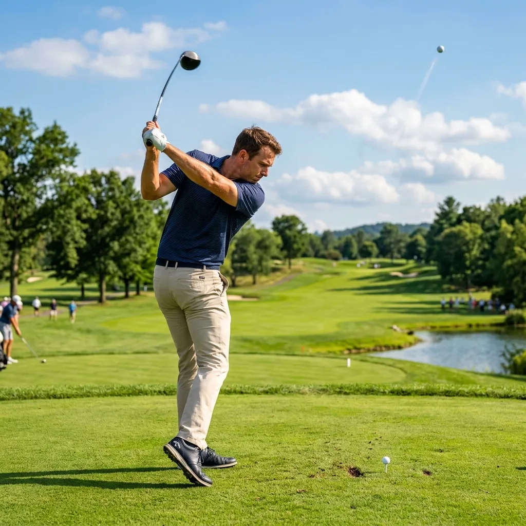 average drive for amateur golfer male main