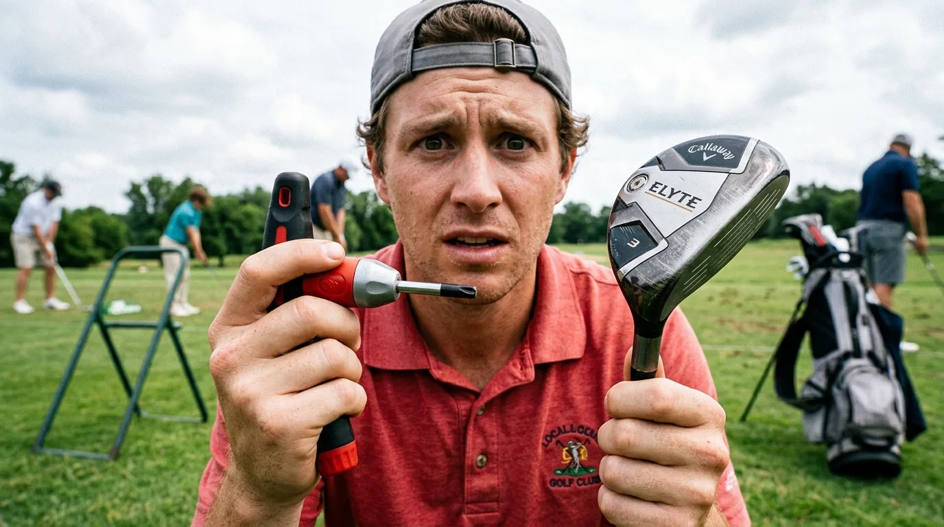 Callaway Elyte hybrid adjustment instructions with torque wrench