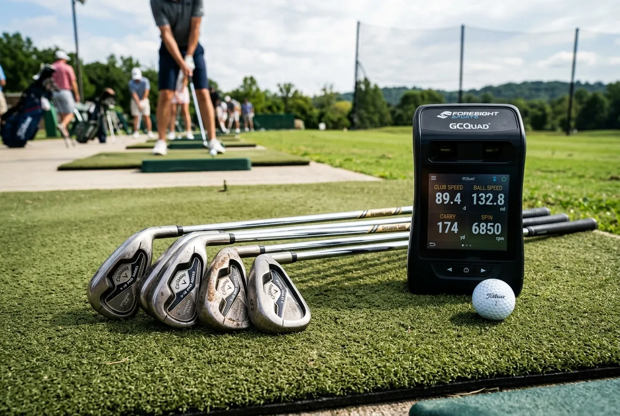 Porovnání Trackman dat pro Callaway X-18 Pro Series a nová železa v roce 2026