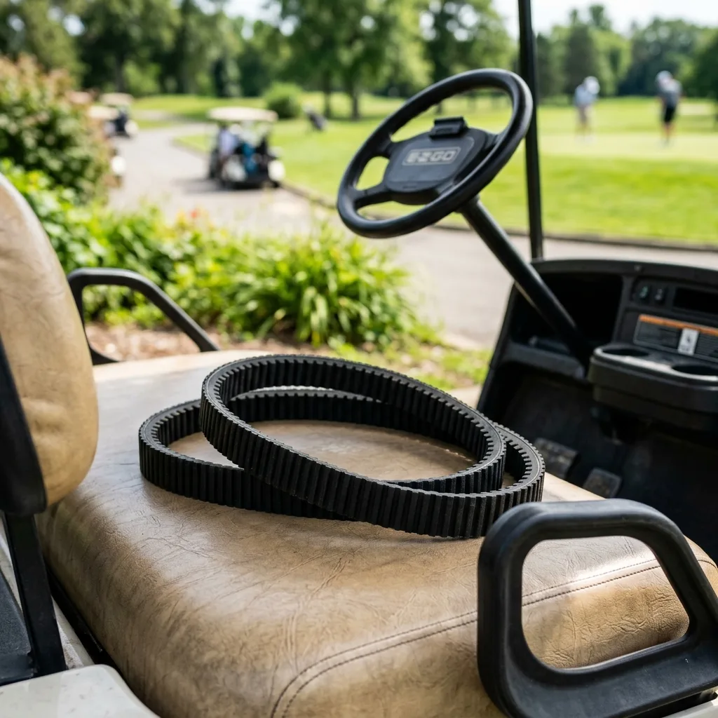 Replacing the drive belt on the EZ GO golf cart
