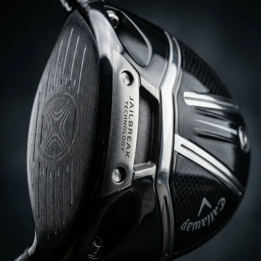 Porovnání modelů golfových driverů Callaway Epic MAX a Epic Speed zespodu - detail