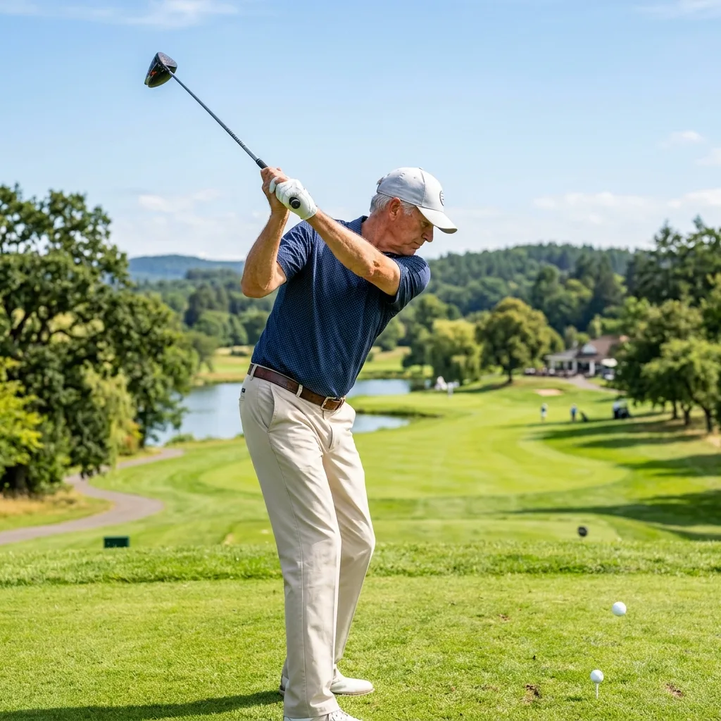 Detail hlavy golfového driveru s vysokým MOI a velkým loftem