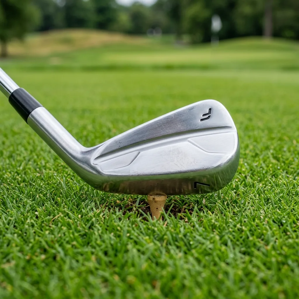 Comparing traditional blades and modern players distance irons - detail (AI Generated Image)