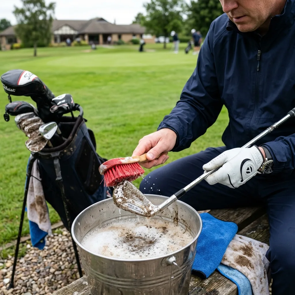 how to clean golf irons main