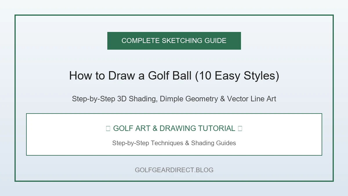 golf ball drawing step by step guide (AI Generated Image)