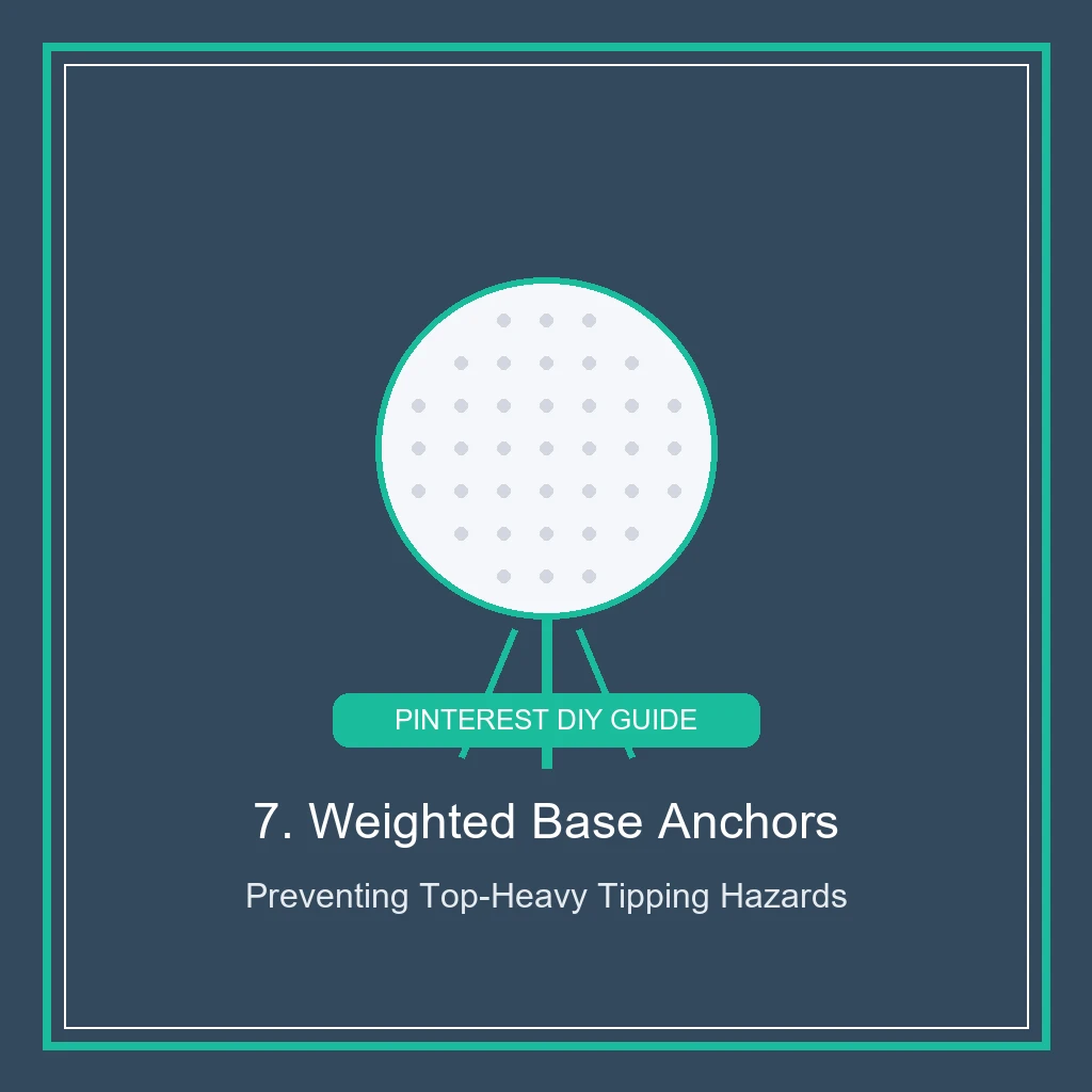 Weighted Base Anchors to Prevent Top-Heavy Tipping Hazards for golf ball bouquet (AI Generated Image)