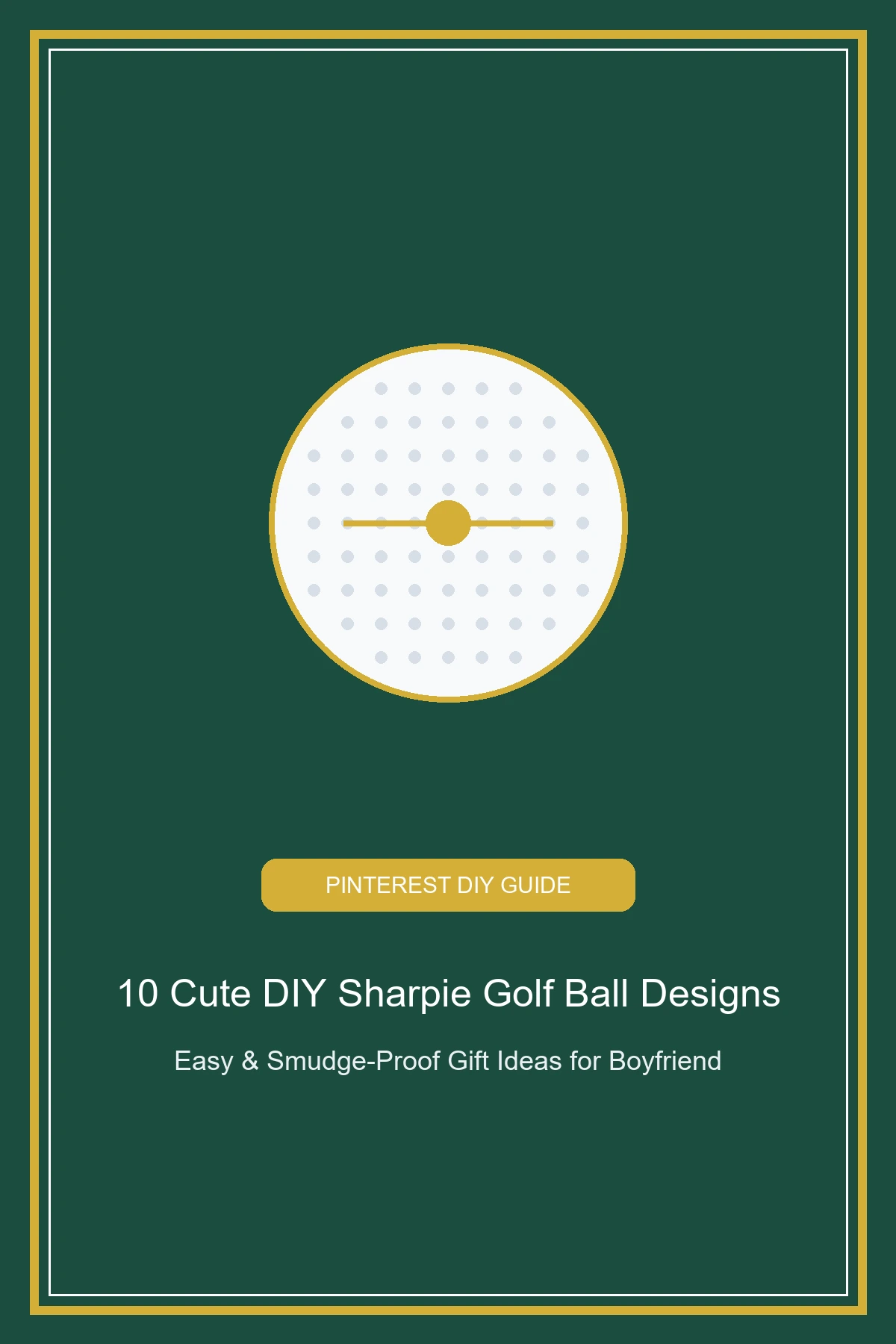 10 Cute DIY Sharpie Golf Ball Designs for Your Boyfriend 1 DIY cute golf ball desings sharpie for boyfriend customized golf gift idea (AI Generated Image)